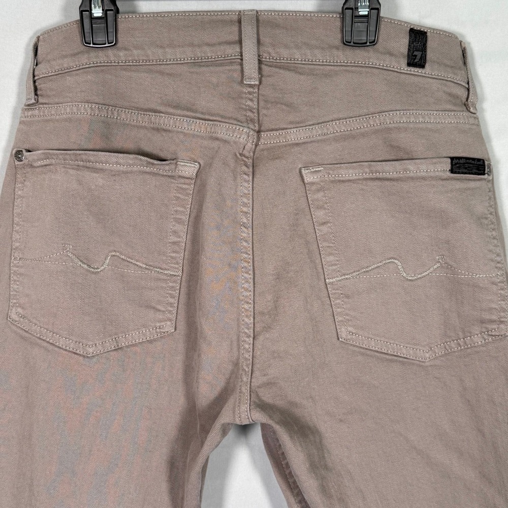 7 For All Mankind Slim Jeans Mens 32 Gray 5 Pocket‎ 7D511150 Made in Mexico